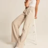 WOMEN'S EFFORTLESS TAILORED WIDE LEG PANTS