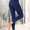 Casual Plain High Waist Cropped Skinny Legging