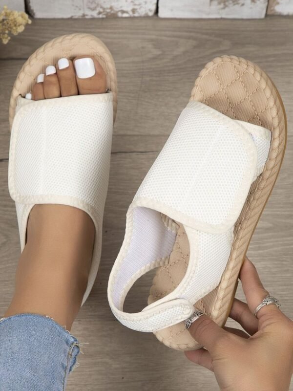 Breathable Mesh Fabric Velcro Beach Sandals